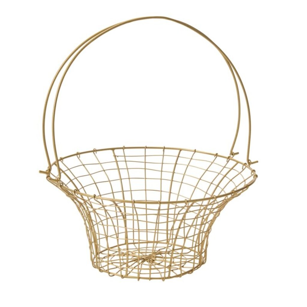 Gold Wire Easter Basket
