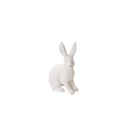 Matte White Rabbit Figurine
