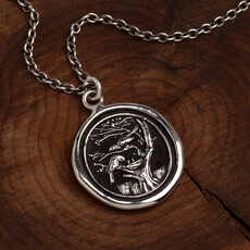 Pyrrha Pyrrha Love Makes a Home Silver Talisman Necklace