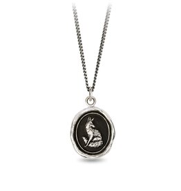 Pyrrha Trust in Yourself Silver Talisman Necklace