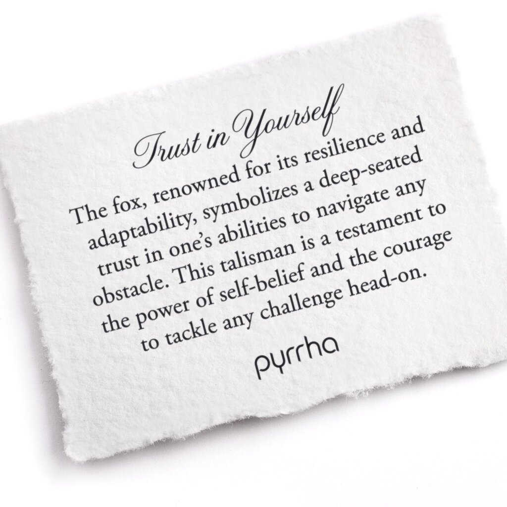 Pyrrha Pyrrha Trust in Yourself Silver Talisman Necklace