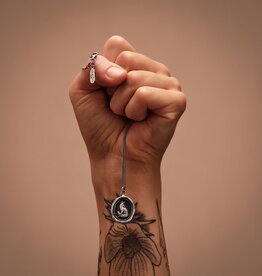 Pyrrha Trust in Yourself Silver Talisman Necklace