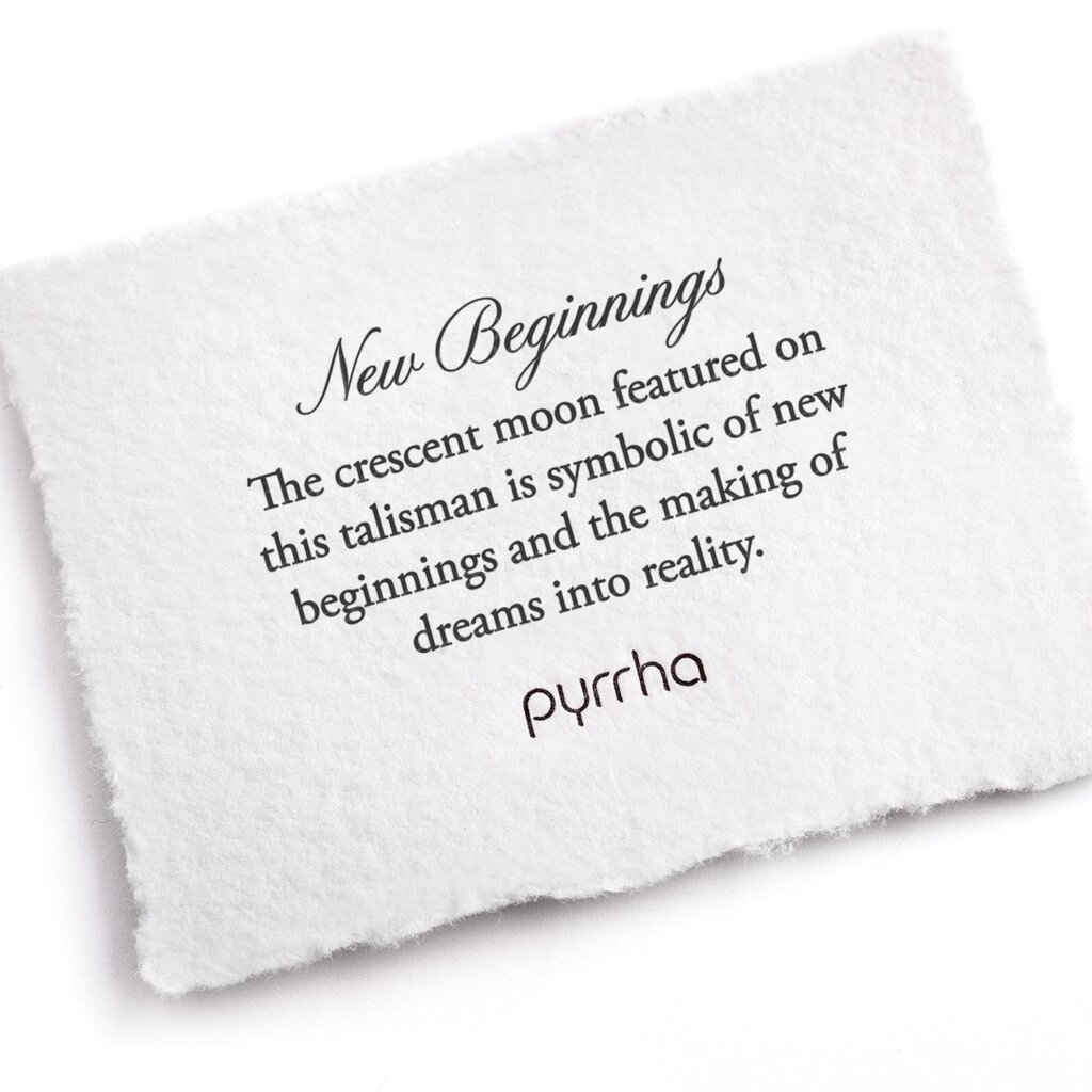 Pyrrha Pyrrha New Beginnings Silver Talisman Necklace