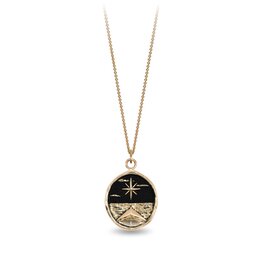 Pyrrha North Star 14k Gold Talisman Necklace