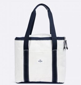 727 Sailbags Recycled Sail Soft Cooler Bag White/Navy