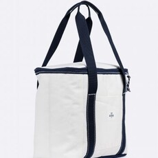 727 Sailbags Recycled Sail Soft Cooler Bag White/Navy