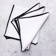 Stitched Edge Linen Napkin