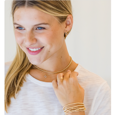 Waterproof Beaded Layering Necklace