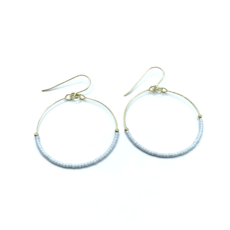 Lightweight Beaded Hoops