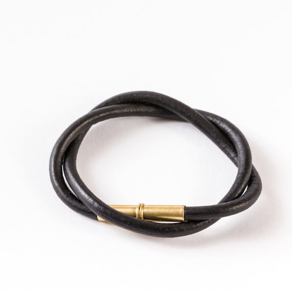 Flint Leather Bracelet