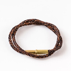 Flint Braided Leather Bracelet