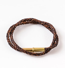 Flint Braided Leather Bracelet