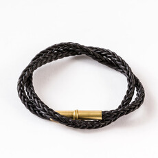 Flint Braided Leather Bracelet