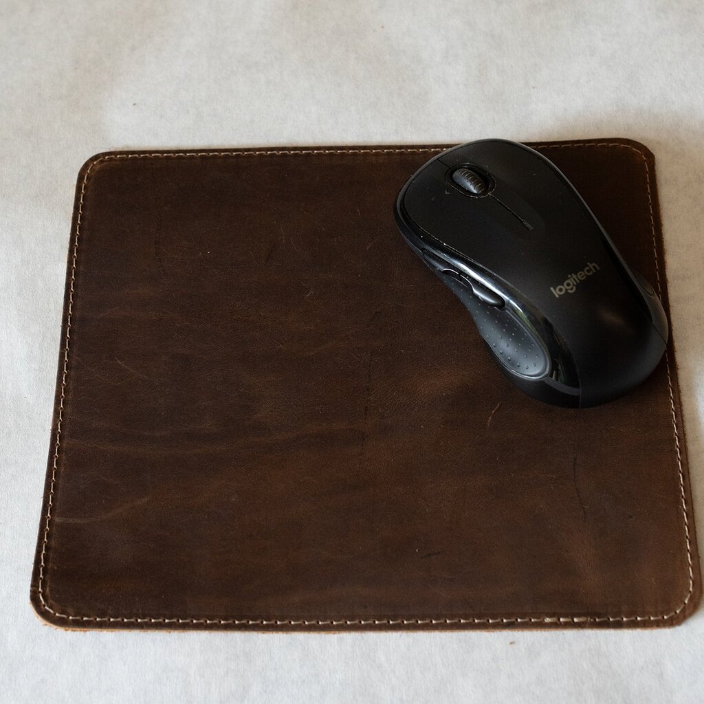 Handcrafted Leather Mouse Pad