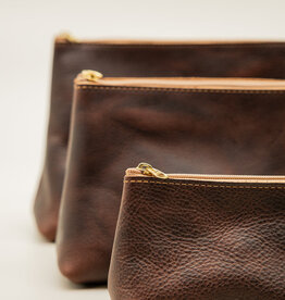 Handcrafted Leather Cosmetic Bag