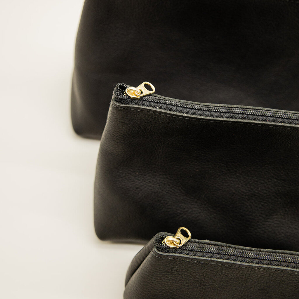 Handcrafted Leather Cosmetic Bag