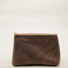 Handcrafted Leather Cosmetic Bag