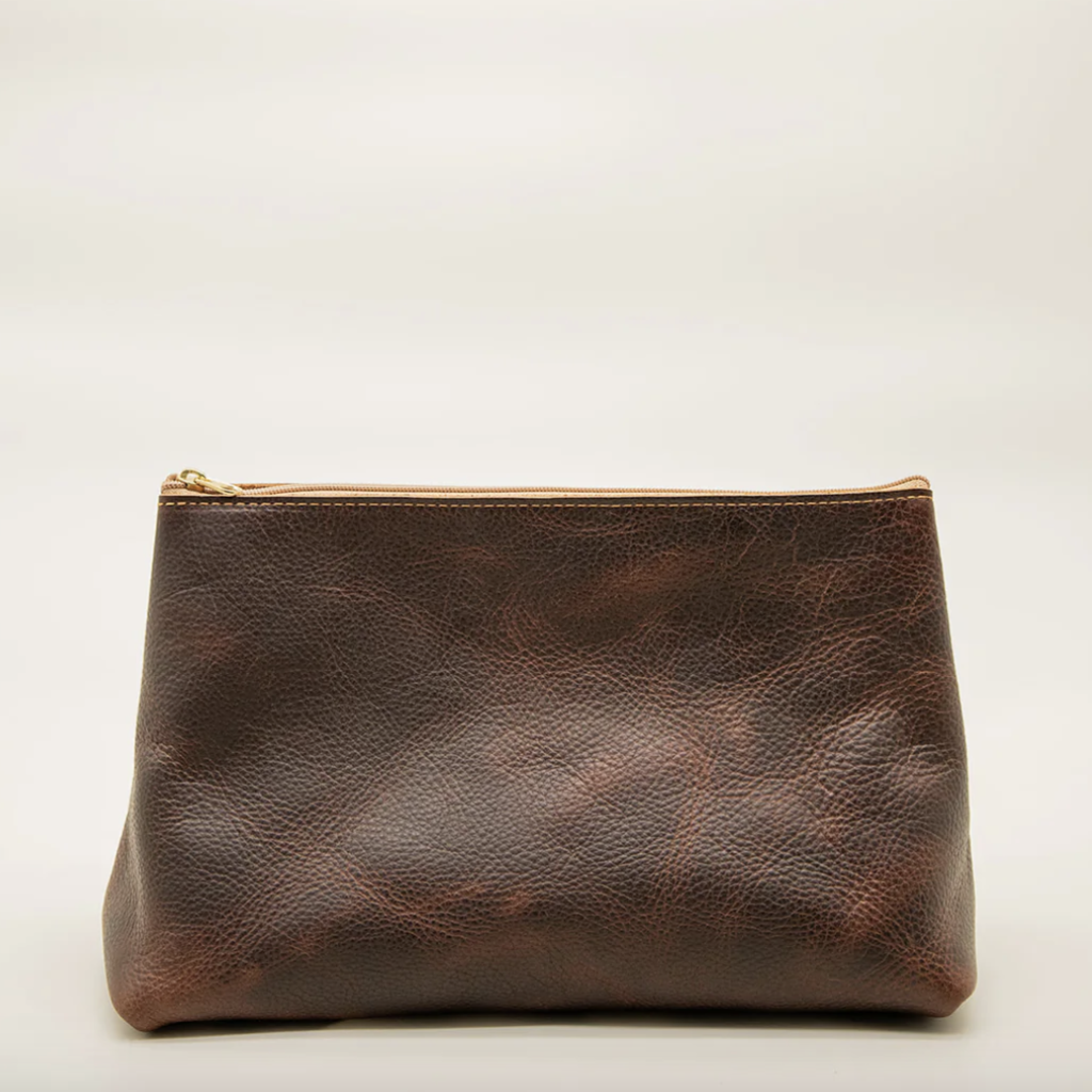 Handcrafted Leather Cosmetic Bag