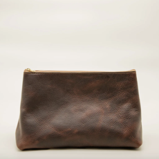 Handcrafted Leather Cosmetic Bag