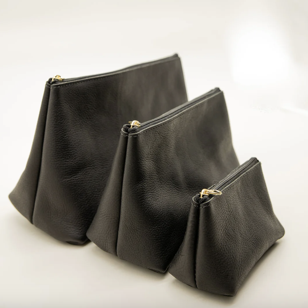 Handcrafted Leather Cosmetic Bag