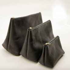 Handcrafted Leather Cosmetic Bag