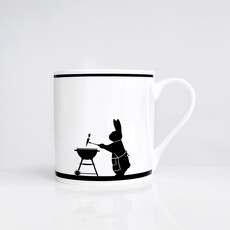 Barbecuing Rabbit Mug
