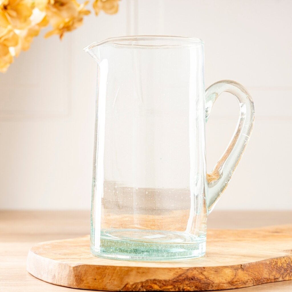 Moroccan Glass Pitcher