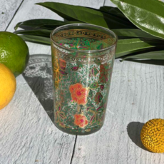 Hand Painted Tea Glass