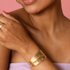 Ladha Wide Ridge Cuff