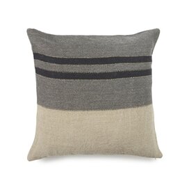 Libeco Black House Stripe 25" Pillow