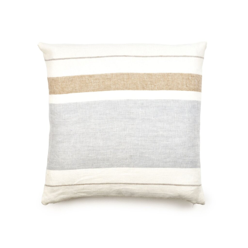 Libeco Libeco Oyster Stripe 20" Pillow