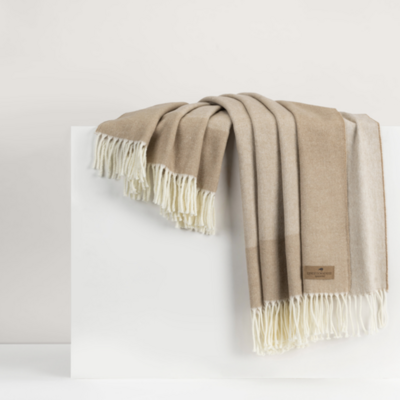 Border Herringbone Throw