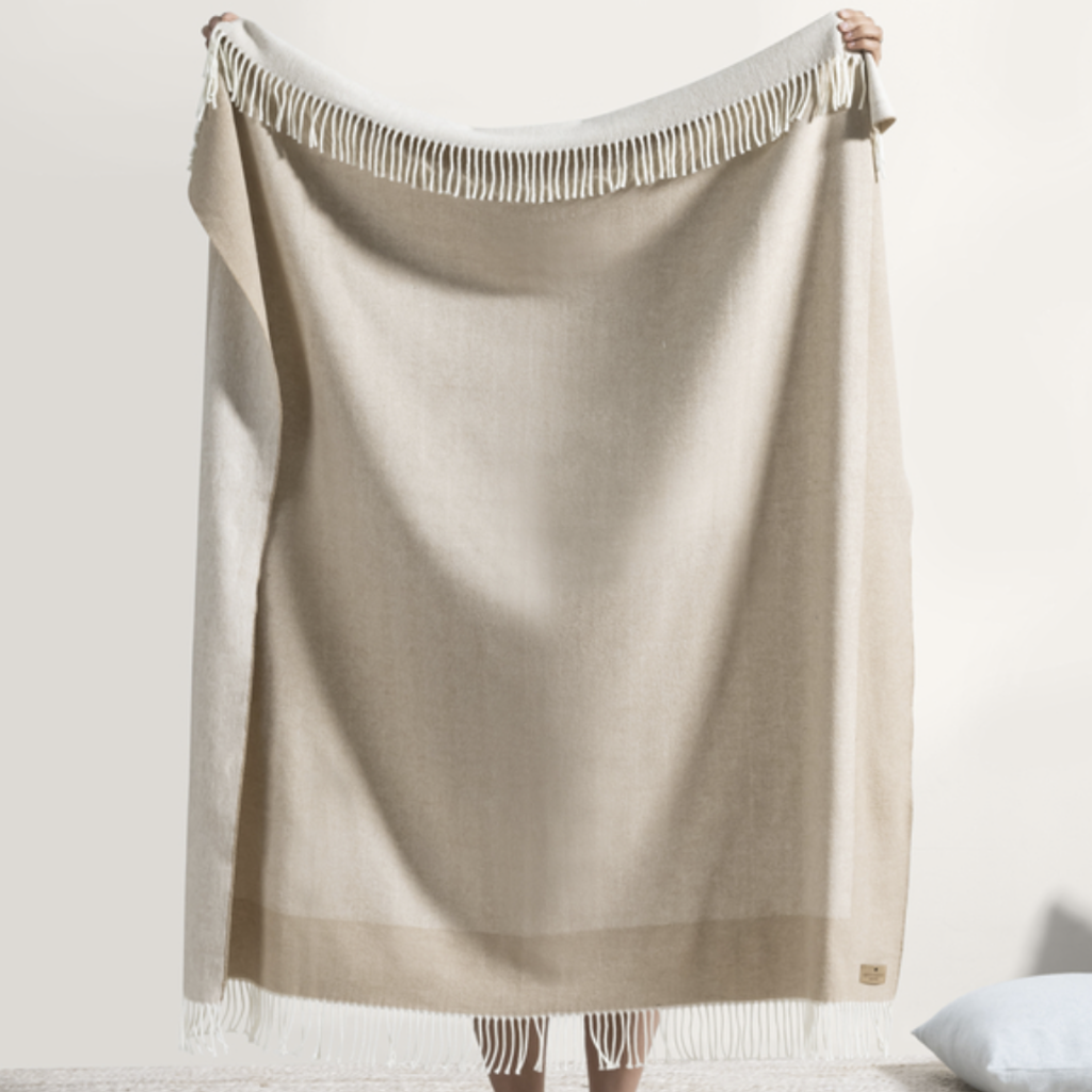 Border Herringbone Throw