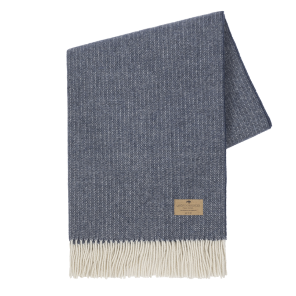 Pinstripe Cashmere Throw