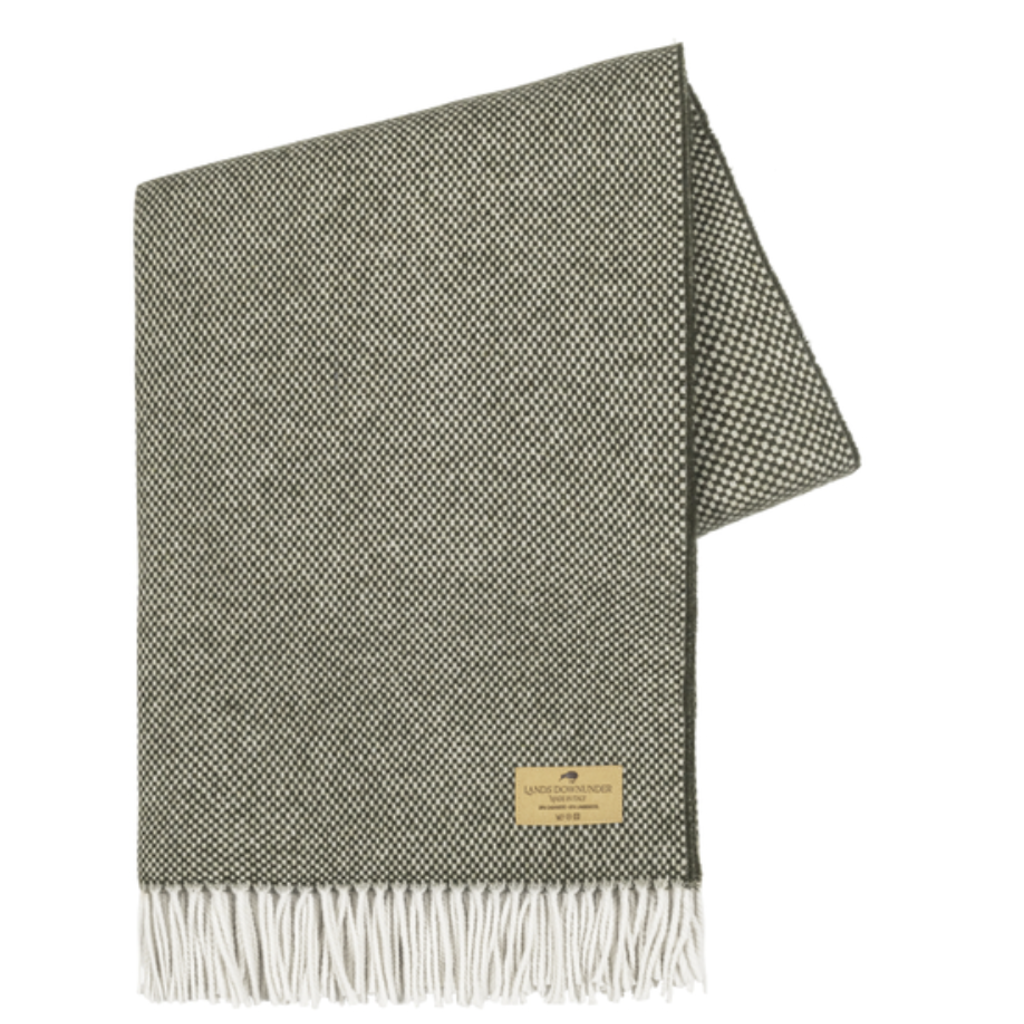 Basketweave Cashmere Throw