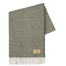 Basketweave Cashmere Throw