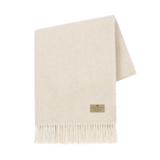 Basketweave Cashmere Throw