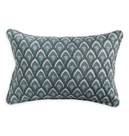 Manor Block Print Lumbar Pillow