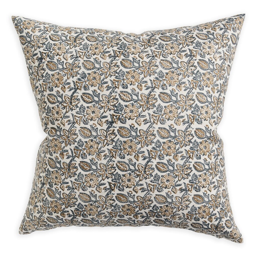 Railay Block Print Pillow 22"