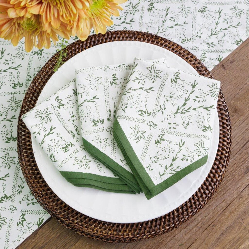 Sea Fern & Domino Napkin