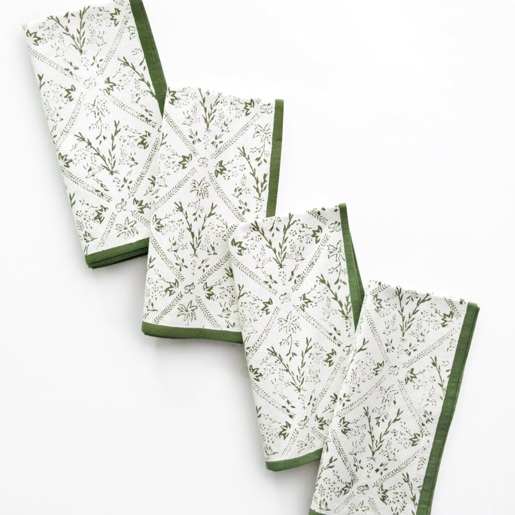 Sea Fern & Domino Napkin