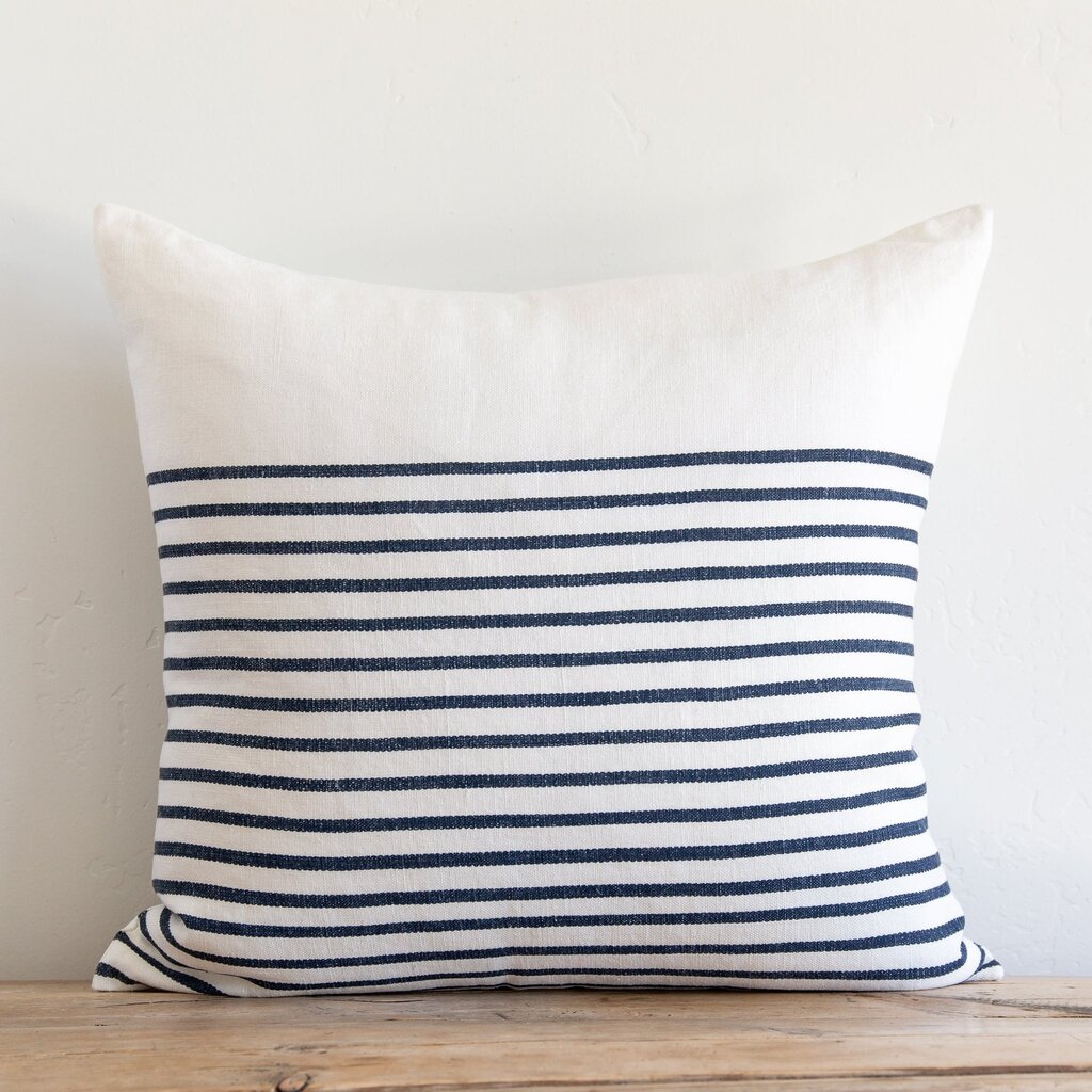 Three Quarter Stripe Pillow 22"