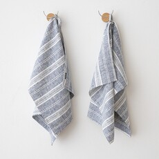 Multi Stripe Linen Tea Towel