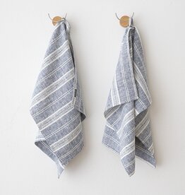 Multi Stripe Linen Tea Towel