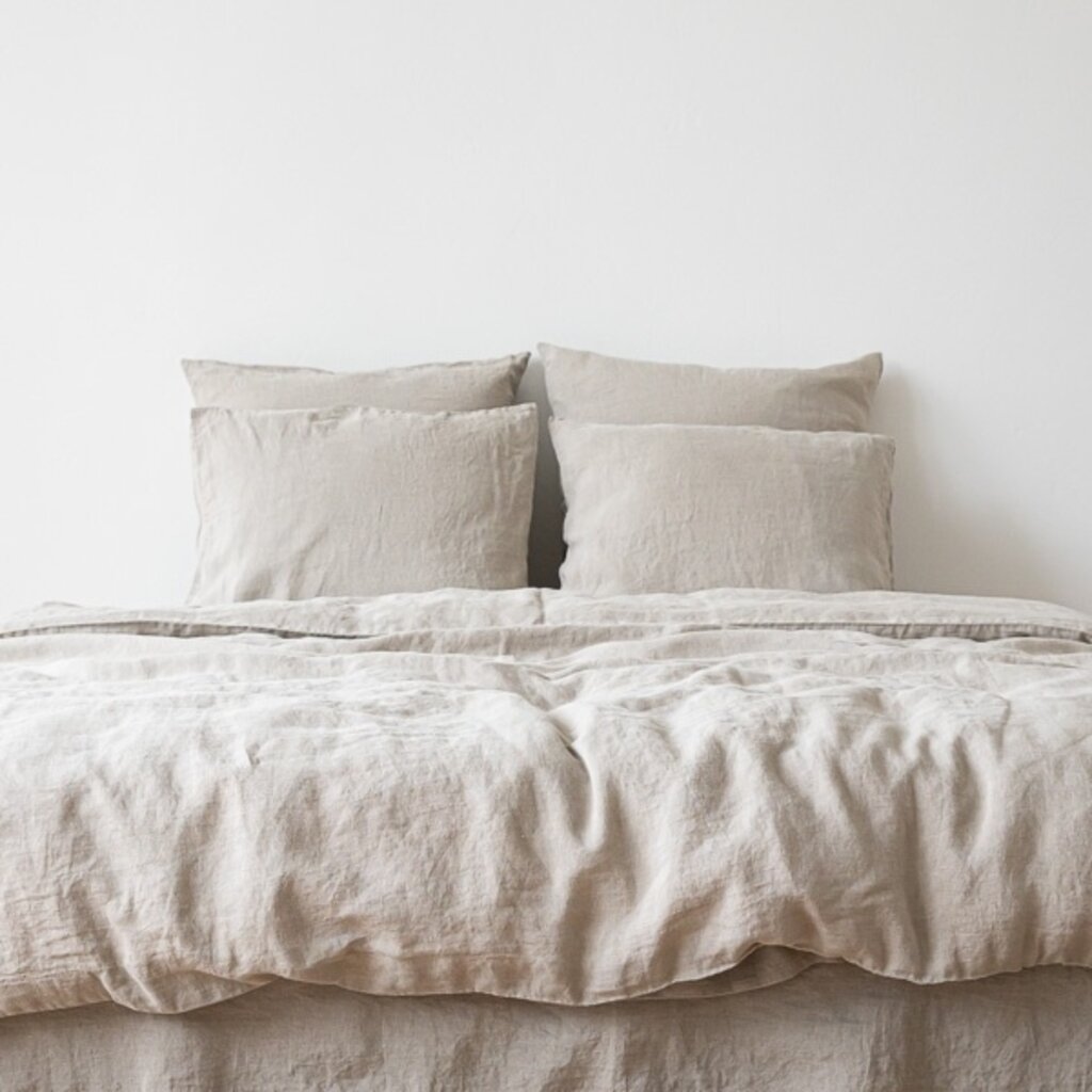 Stonewashed Linen Duvet Set