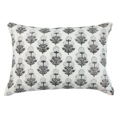 Marigold Graphite Block Print Pillow