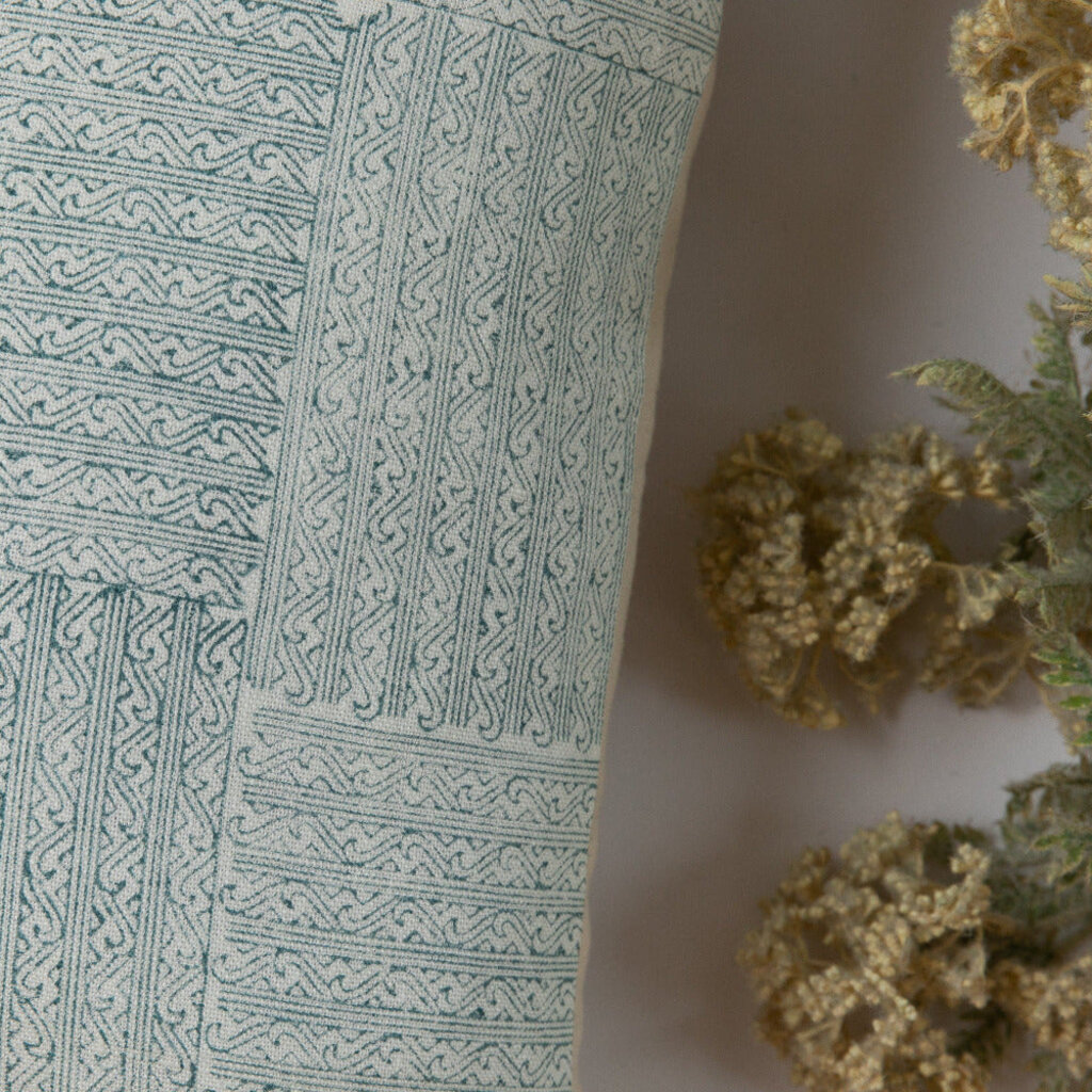 Magnolia Block Print Pillow