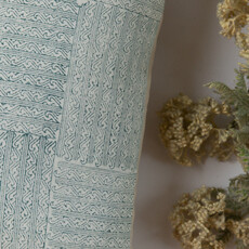 Magnolia Block Print Pillow