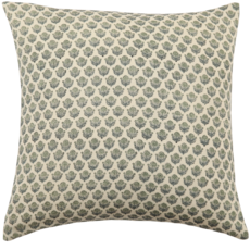 Bailey Azur Block Print Pillow
