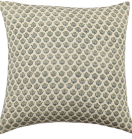 Bailey Azur Block Print Pillow